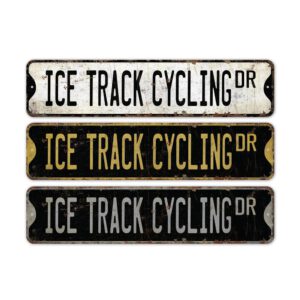 Ice-Track-Cycling-Premium-Quality-Rustic-Metal-Sign-2