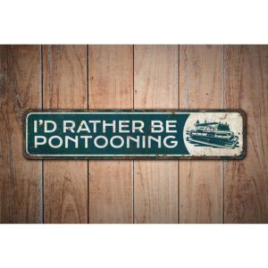 Id-Rather-Be-Pontooning-Sign-Premium-Quality-Rustic-Metal-Sign-Images