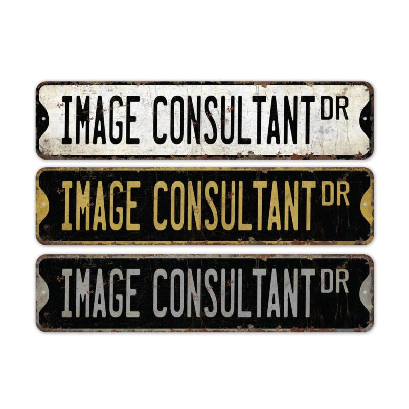 Image-Consultant-Premium-Quality-Rustic-Metal-Sign-2