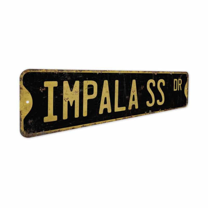 Impala-SS-Premium-Quality-Rustic-Metal-Sign-5