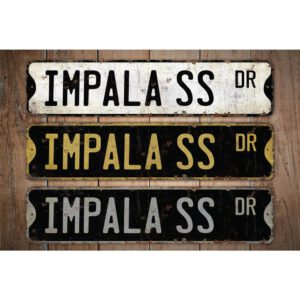 Impala-SS-Premium-Quality-Rustic-Metal-Sign-Images