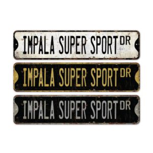 Impala-Super-Sport-Premium-Quality-Rustic-Metal-Sign-2