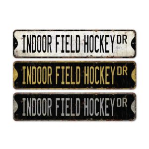 Indoor-Field-Hockey-Premium-Quality-Rustic-Metal-Sign-2