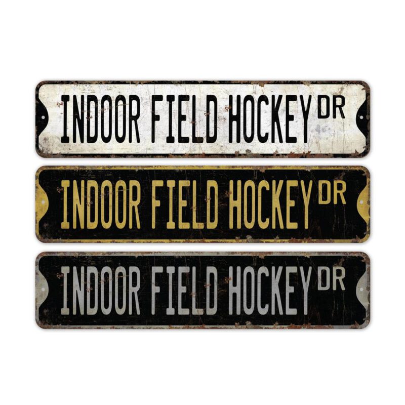 Indoor-Field-Hockey-Premium-Quality-Rustic-Metal-Sign-2