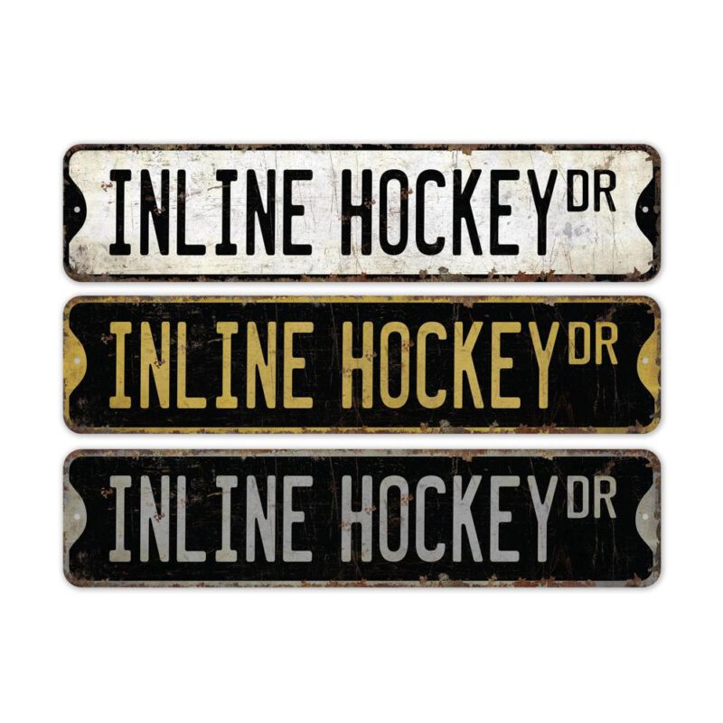 Inline-Hockey-Premium-Quality-Rustic-Metal-Sign-2