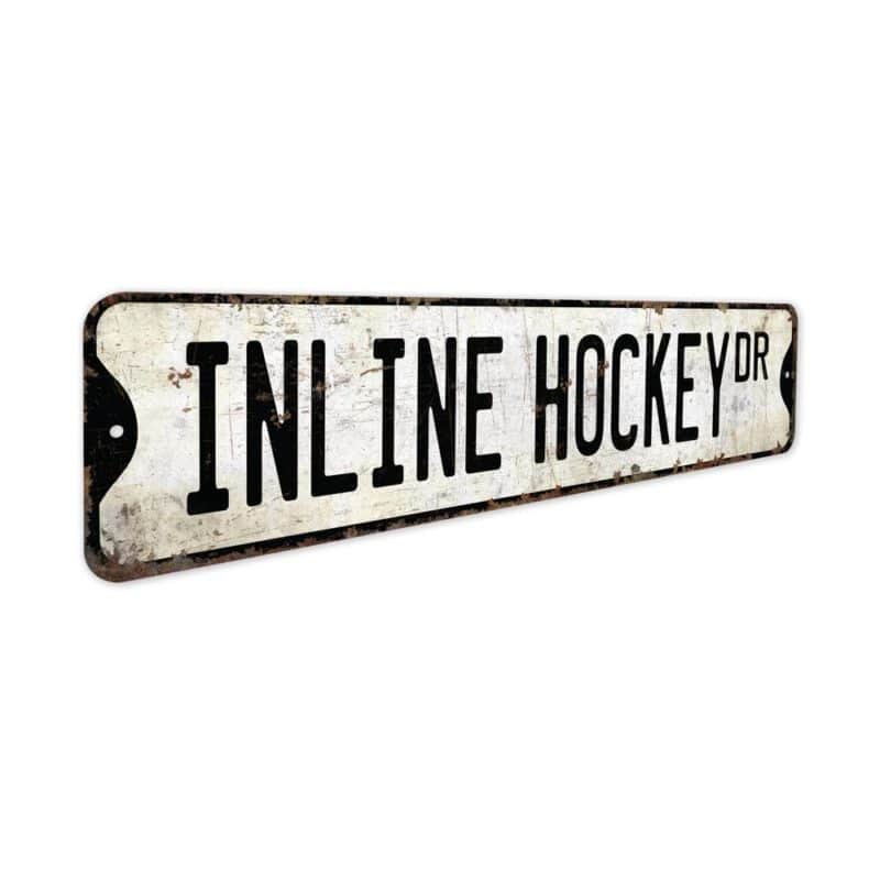 Inline-Hockey-Premium-Quality-Rustic-Metal-Sign-3