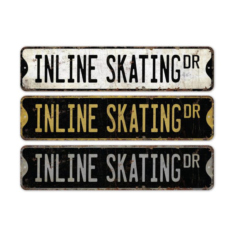 Inline-Skating-Premium-Quality-Rustic-Metal-Sign-2