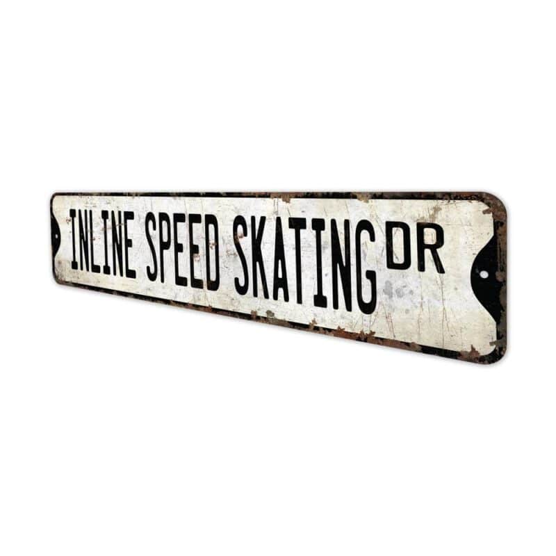 Inline-Speed-Skating-Premium-Quality-Rustic-Metal-Sign-4