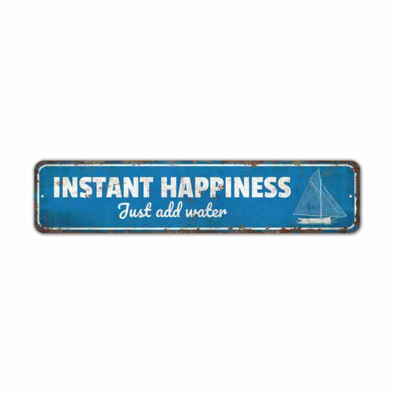 Instant-Happiness-Premium-Quality-Rustic-Metal-Sign-2