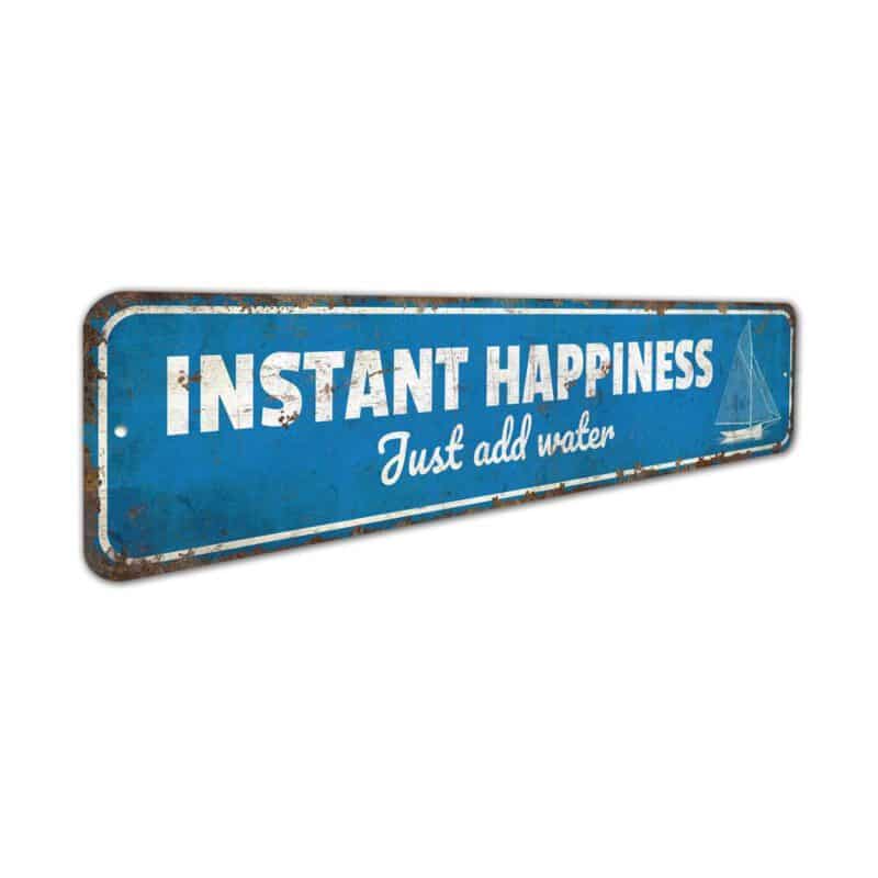 Instant-Happiness-Premium-Quality-Rustic-Metal-Sign-3