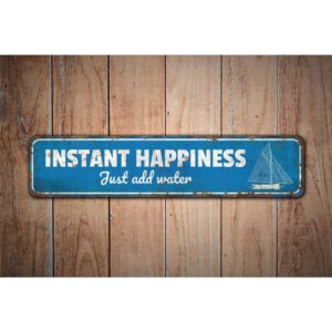 Instant-Happiness-Premium-Quality-Rustic-Metal-Sign-Images