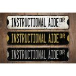 Instructional-Aide-Premium-Quality-Rustic-Metal-Sign-Images