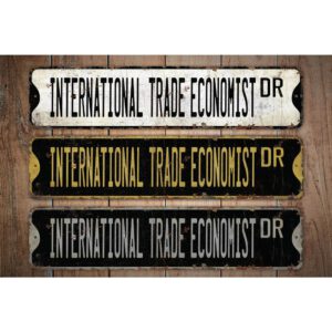 International-Trade-Economist-Premium-Quality-Rustic-Metal-Sign-Images