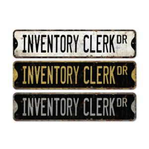 Inventory-Clerk-Premium-Quality-Rustic-Metal-Sign-2