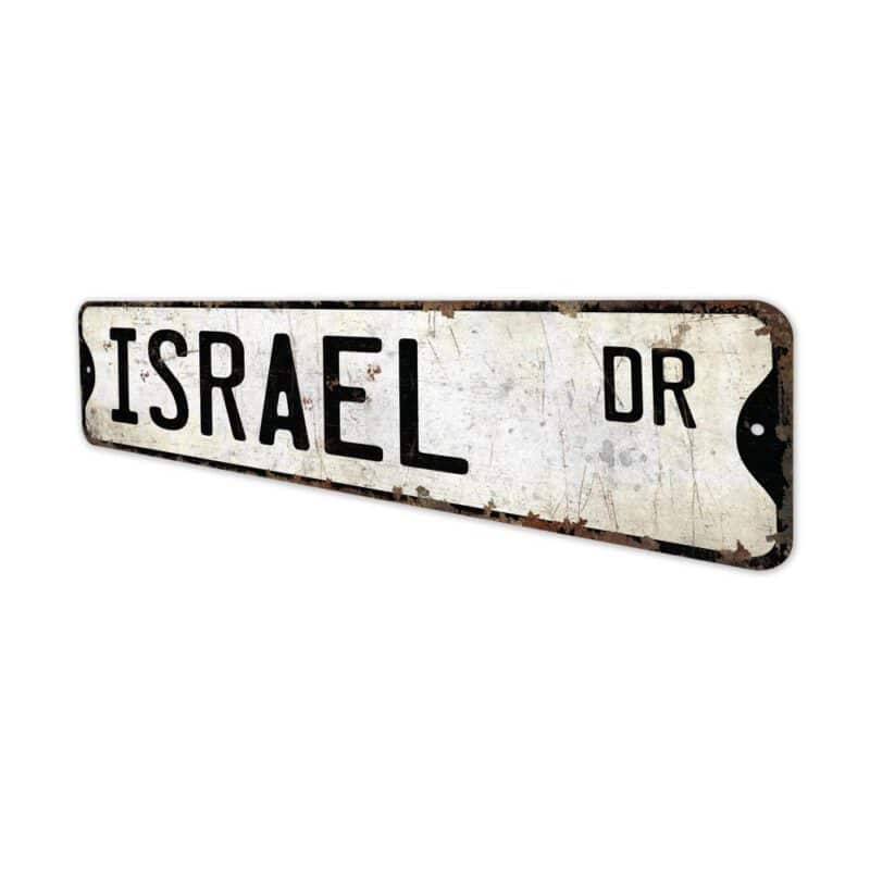 Israel-Premium-Quality-Rustic-Metal-Sign-4