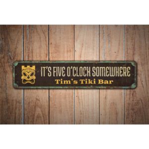 Its-Five-OClock-Somewhere-Premium-Quality-Rustic-Metal-Sign-Images