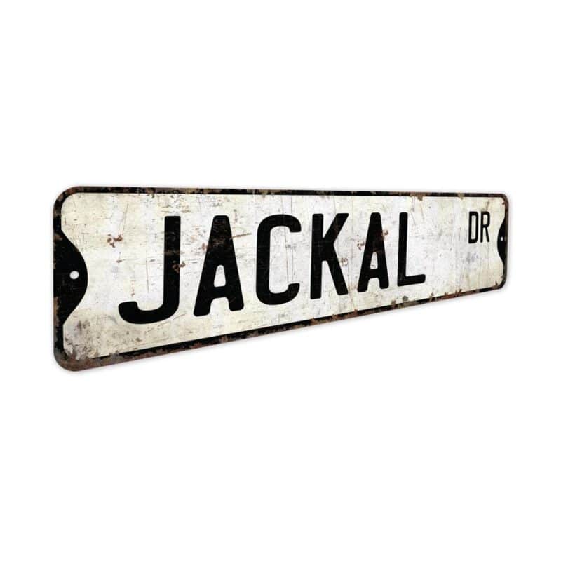 Jackal-Premium-Quality-Rustic-Metal-Sign-3