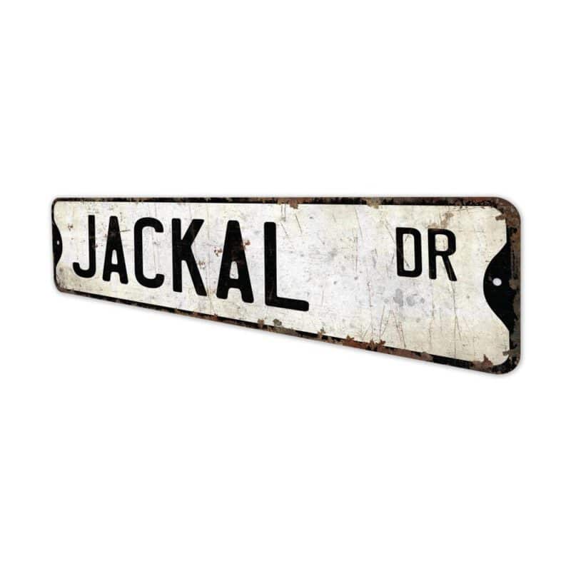 Jackal-Premium-Quality-Rustic-Metal-Sign-4