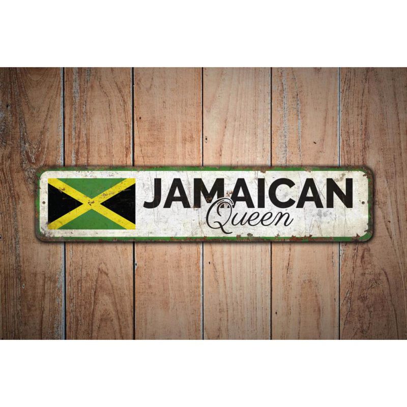 Jamaica-Queen-Sign-Premium-Quality-Rustic-Metal-Sign-Images