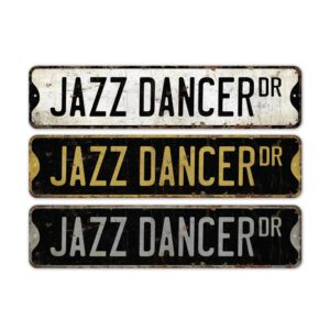 Jazz-Dancer-Premium-Quality-Rustic-Metal-Sign-2