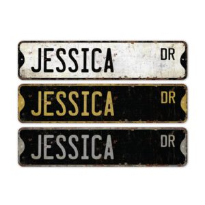 Jessica-Name-Sign-Premium-Quality-Rustic-Metal-Sign-2