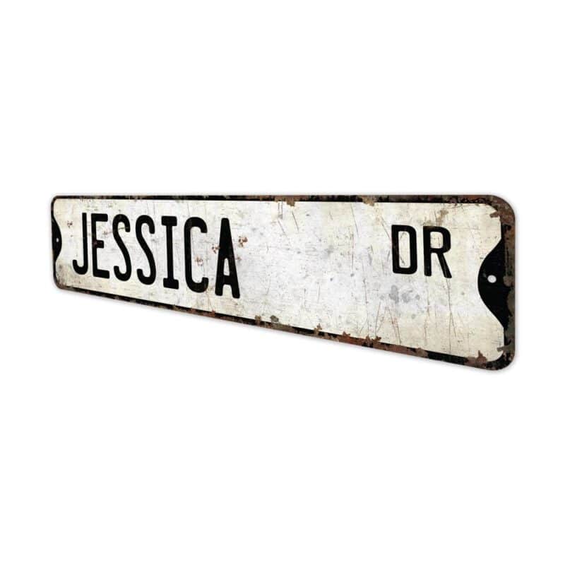 Jessica-Name-Sign-Premium-Quality-Rustic-Metal-Sign-4