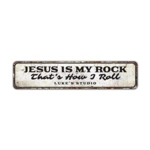 Jesus-Is-My-Rock-Premium-Quality-Rustic-Metal-Sign-2