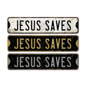 Jesus-Saves-Premium-Quality-Rustic-Metal-Sign-2