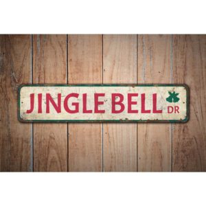 Jingle-Bell-Sign-Premium-Quality-Rustic-Metal-Sign-Images