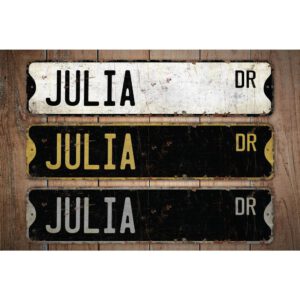 Julia-Name-Sign-Premium-Quality-Rustic-Metal-Sign-Images