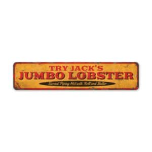 Jumbo-Lobster-Sign-Premium-Quality-Rustic-Metal-Sign-2