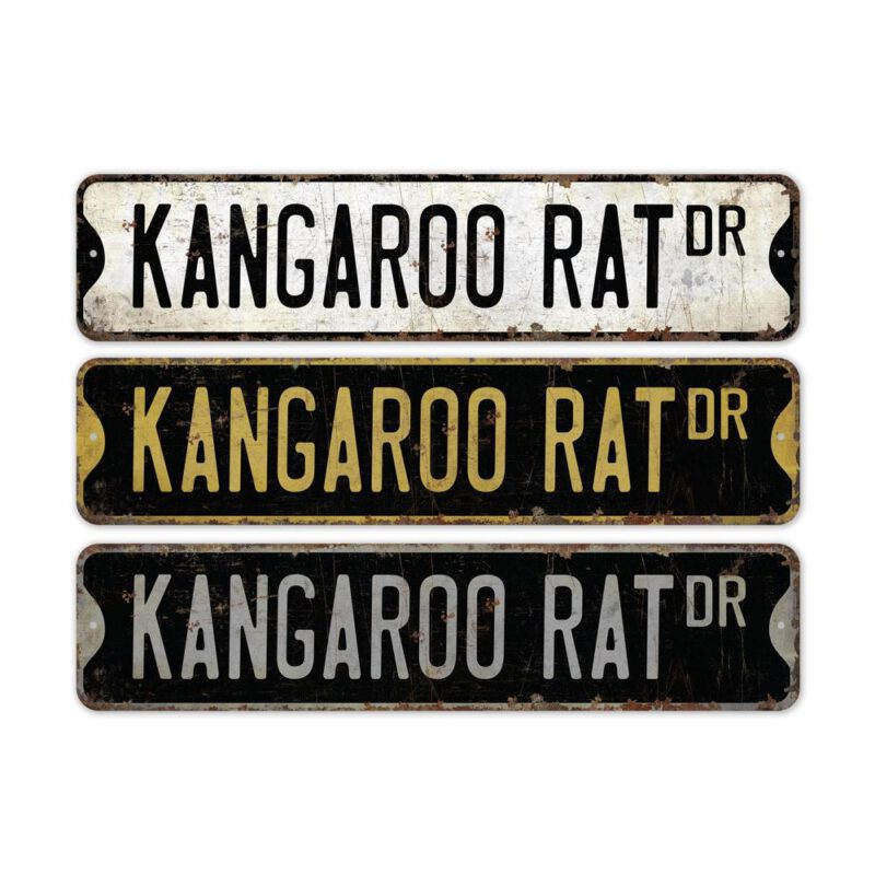 Kangaroo-Rat-Premium-Quality-Rustic-Metal-Sign-2