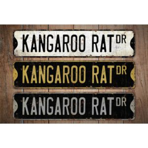 Kangaroo-Rat-Premium-Quality-Rustic-Metal-Sign-Images