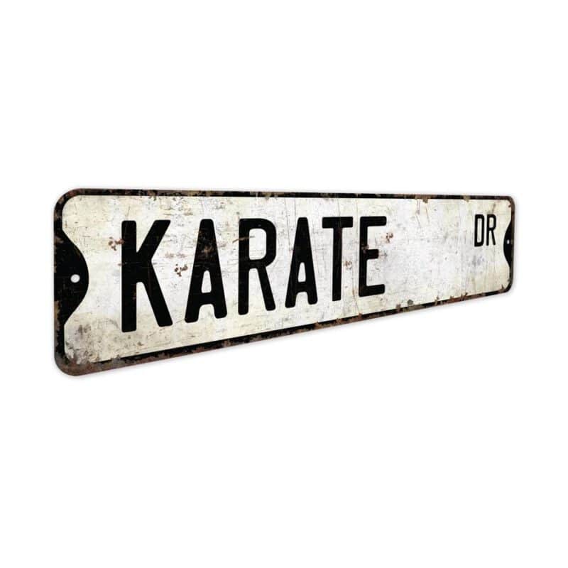 Karate-Sign-Premium-Quality-Rustic-Metal-Sign-3