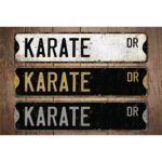 Karate-Sign-Premium-Quality-Rustic-Metal-Sign-Images