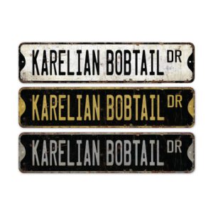 Karelian-Bobtail-Premium-Quality-Rustic-Metal-Sign-2