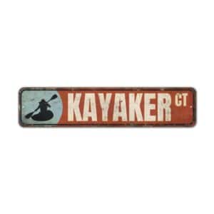 Kayaker-Sign-Premium-Quality-Rustic-Metal-Sign-2