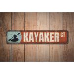 Kayaker-Sign-Premium-Quality-Rustic-Metal-Sign-Images