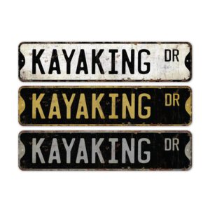 Kayaking-Sign-Premium-Quality-Rustic-Metal-Sign-2