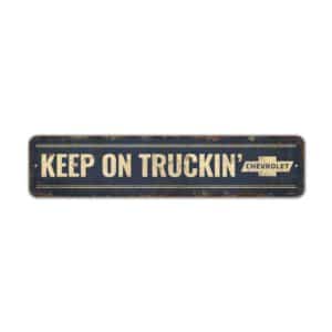 Keep-on-Trucking-Premium-Quality-Rustic-Metal-Sign-2