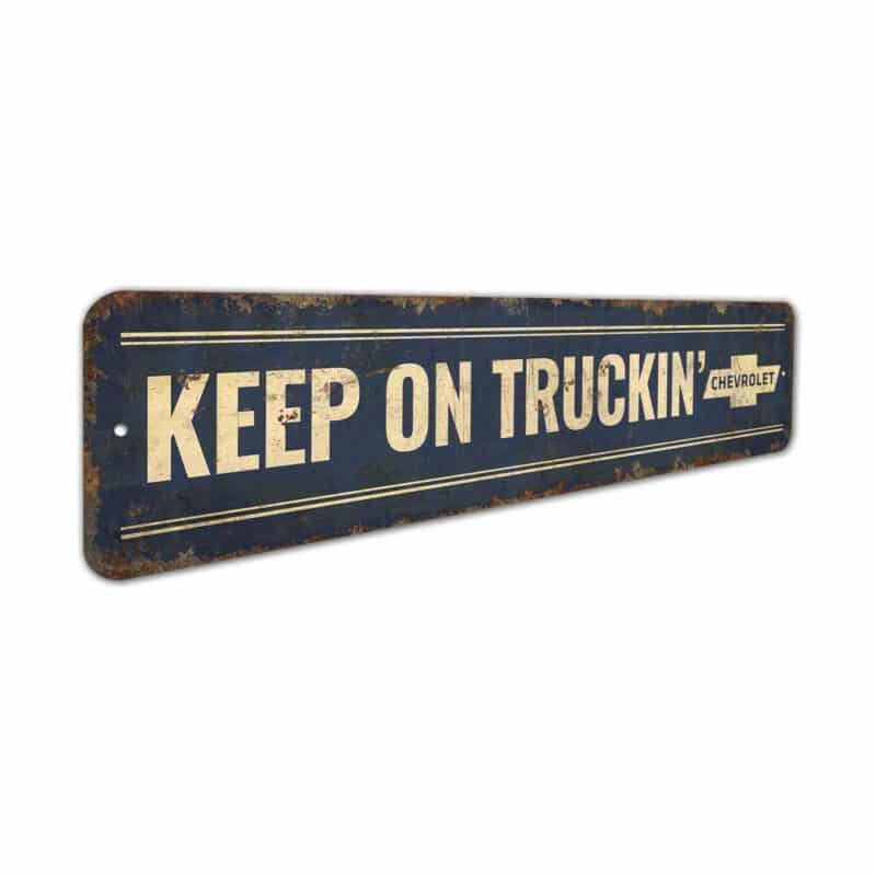 Keep-on-Trucking-Premium-Quality-Rustic-Metal-Sign-3