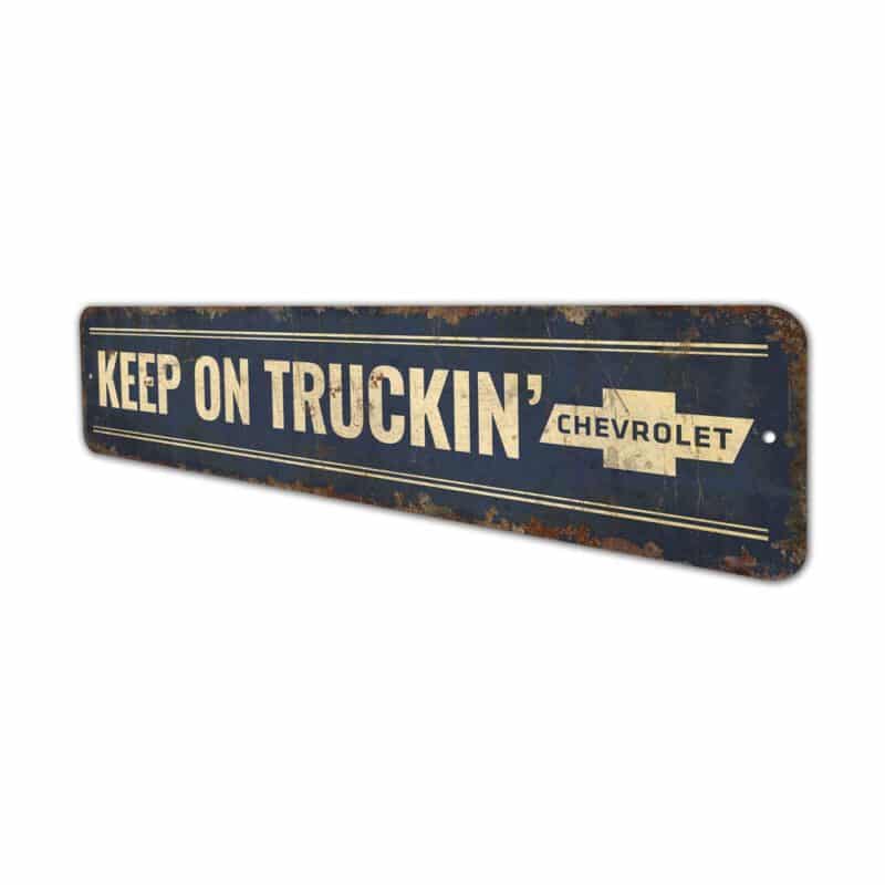 Keep-on-Trucking-Premium-Quality-Rustic-Metal-Sign-4