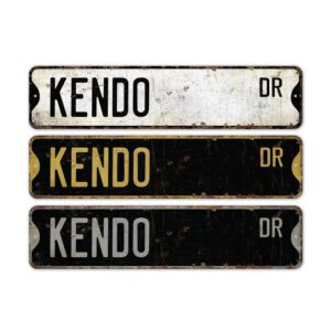 Kendo-Sign-Premium-Quality-Rustic-Metal-Sign-2