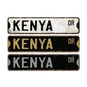 Kenya-Premium-Quality-Rustic-Metal-Sign-2