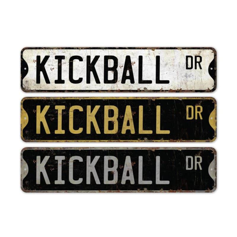 Kickball-Premium-Quality-Rustic-Metal-Sign-2