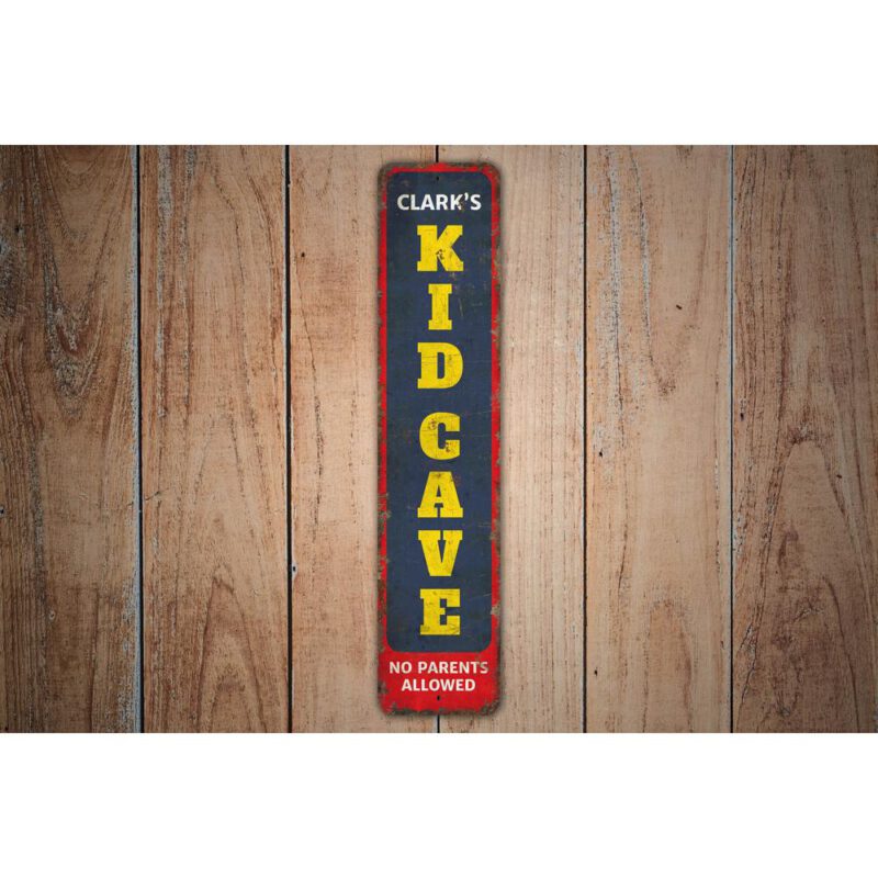 Kid-Cave-Sign-Premium-Quality-Rustic-Metal-Sign-Images