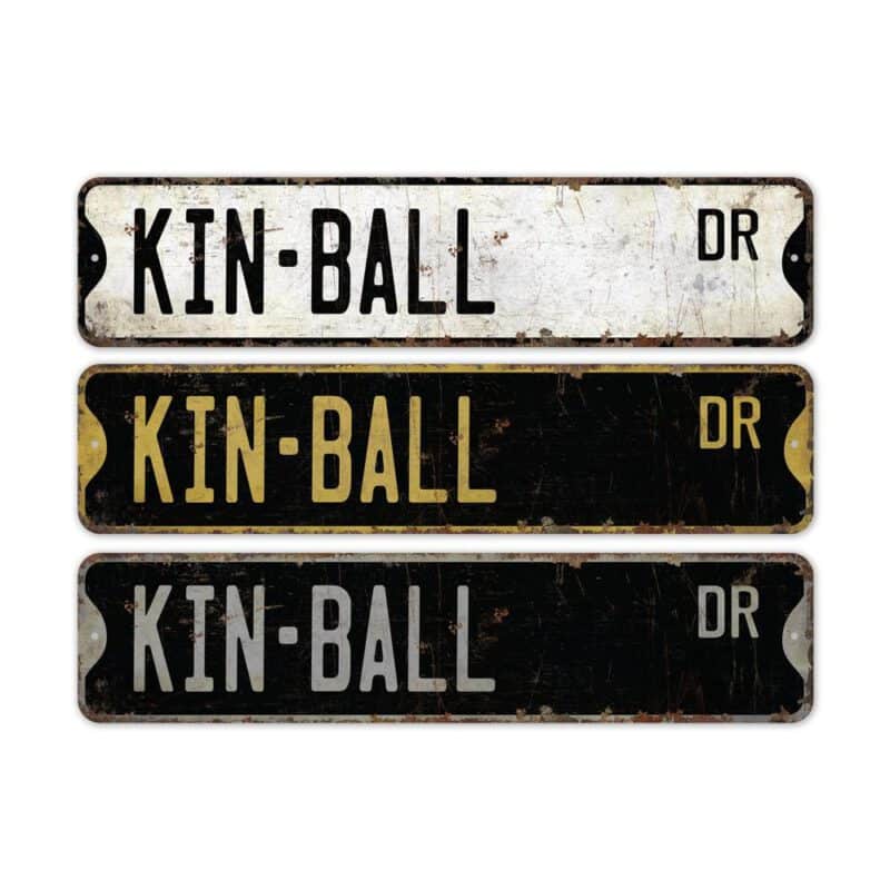 Kin-Ball-Premium-Quality-Rustic-Metal-Sign-2