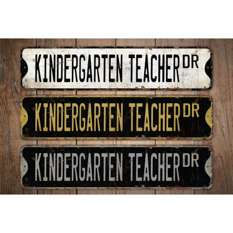 Kindergarten-Teacher-Premium-Quality-Rustic-Metal-Sign-Images