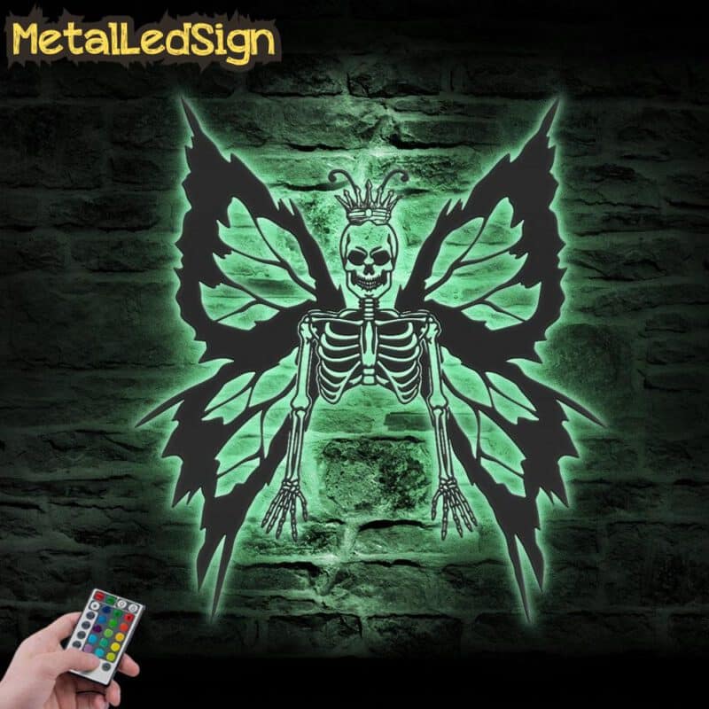 King-Butterfly-Skull-Metal-Wall-Art-with-LED-Light-7.jpg