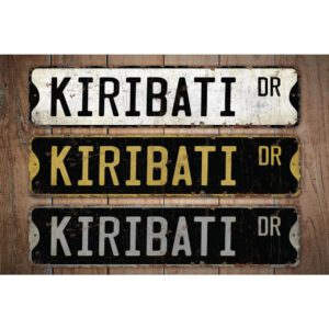 Kiribati-Premium-Quality-Rustic-Metal-Sign-Images